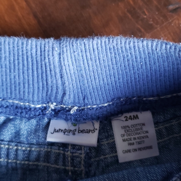 2 Pair of Girl's 24 month Jean Shorts - Picture 4 of 4